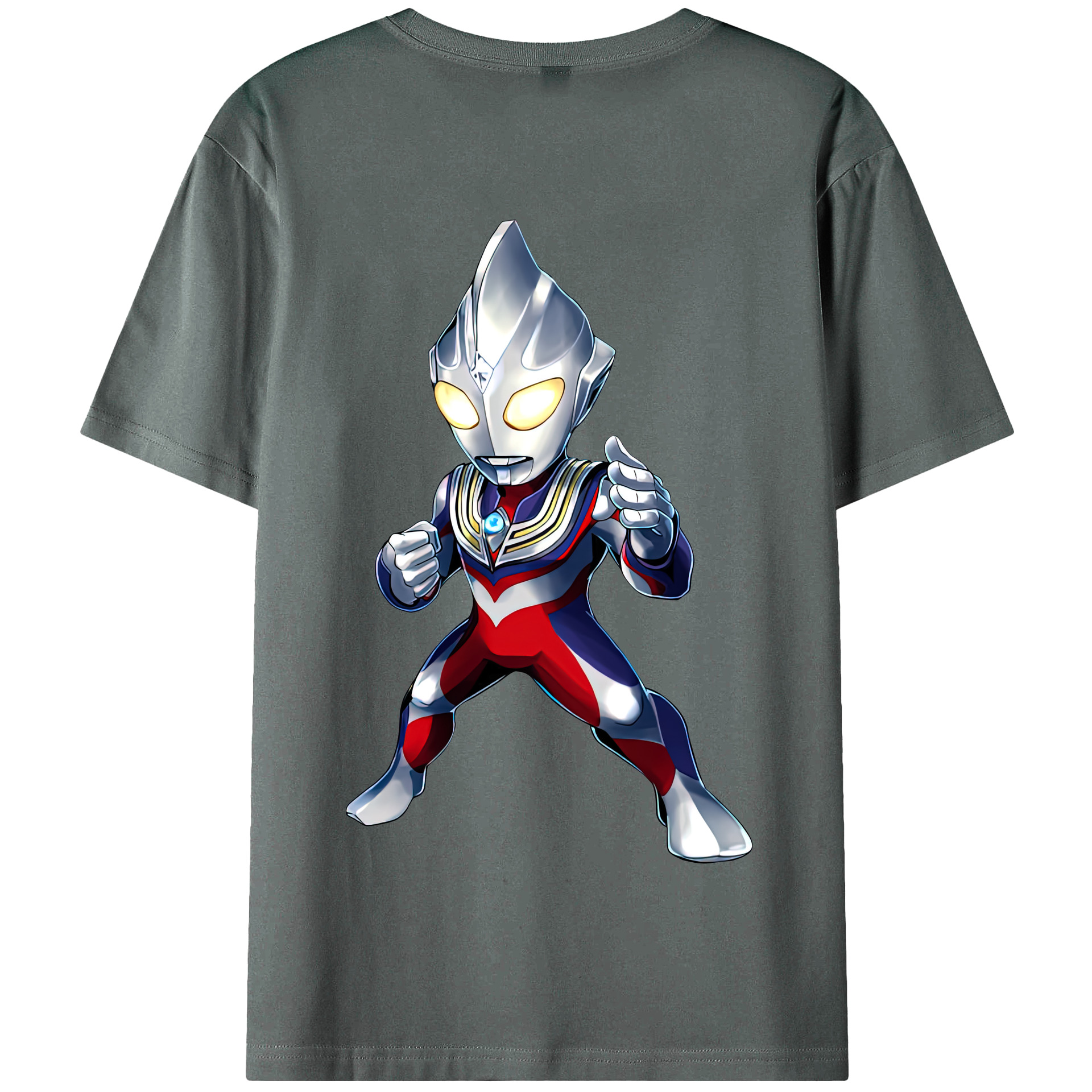 （画像用） ウルトラマン Ultraman 綿100％半袖Tシャツ（背面プリント）